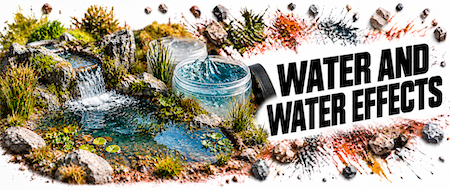 Water and water effects 100 ml for dioramas, miniature bases and gaming terrain